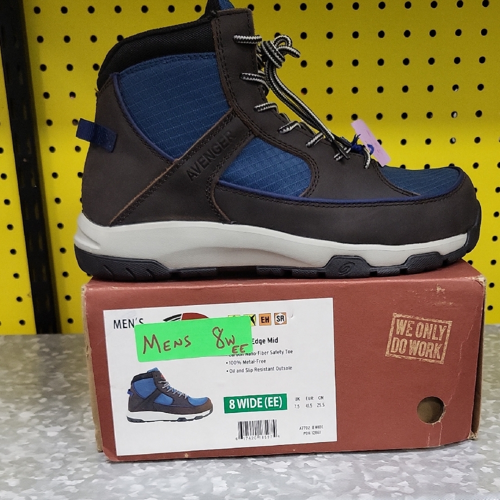 Avenger Blue and Brown Athletic Shoes